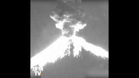 L'impressionnante explosion du volcan mexicain Popocatépetl