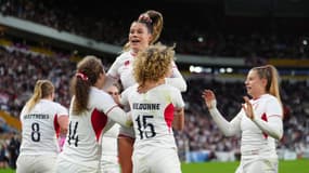 La joie des joueuses anglaises face aux Etats-Unis, le 22 août 2025.