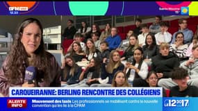 Carqueiranne: des collégiens rencontrent l'acteur et metteur en scène Charles Berling