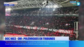 OGC Nice-OM : des polémiques en tribunes 