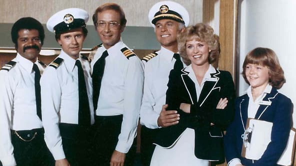 L'équipe de la série "La croisière s'amuse"
