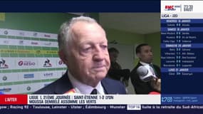 Aulas : "Je pense qu'il vaut mieux retransmettre des Lyon-Saint-Etienne que d'autres équipes"