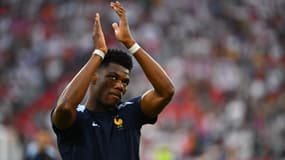 Aurélien Tchouaméni avant le match France-Espagne (1-2, Euro 2024), le 9 juillet 2024