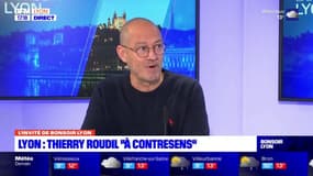 Lyon: Thierry Roudil sur la scène de La Girafe qui se peigne