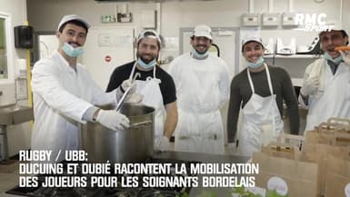Rugby / UBB: Ducuing et Dubié racontent la mobilisation des rugbymen pour les soignants