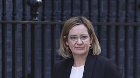 La ministre de l'Intérieur Amber Rudd arrive à Downing Street à Londres le 24 mai 2017 (image d'illustration)