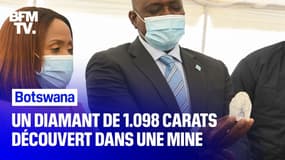 Un diamant de 1098 carats a été découvert dans une mine au Botswana