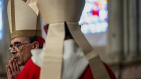 Le cardinal Philippe Barbarin dans la cathédrale Saint-Jean de Lyon, le 28 juin 2020