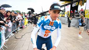 Romain Bardet avant la 6e étape du Tour de France, le 4 juillet 2024