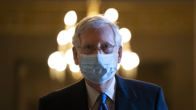Le chef de la majorité républicaine au Sénat américain, Mitch McConnell, a reconnu la victoire du démocrate Joe Biden à la présidentielle face à Donald Trump, le 15 décembre 2020. (Photo d'illustration)
