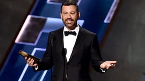 L'animateur Jimmy Kimmel en septembre 2015, lors des derniers Emmy Awards.