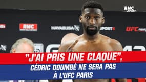 Cédric Doumbé ne sera pas à l'UFC Paris, "une claque" réagit le combattant