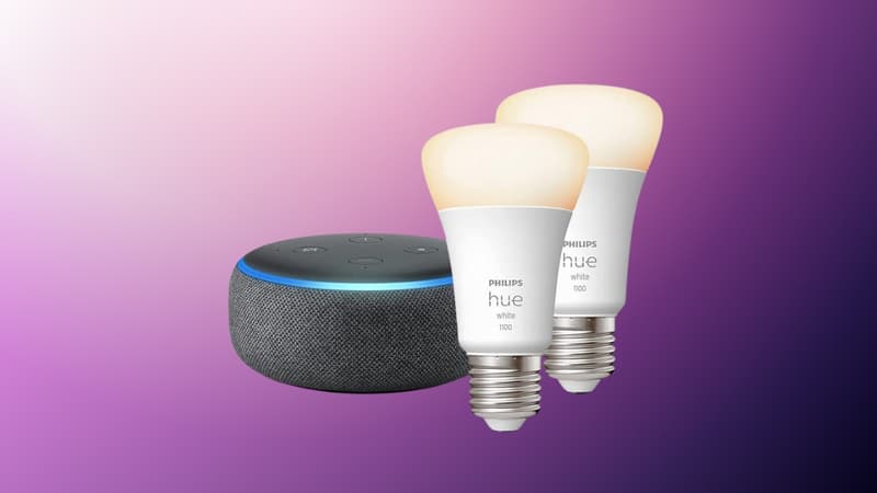 Soldes Echo Dot + Philips Hue : super prix sur le pack connecté chez Amazon