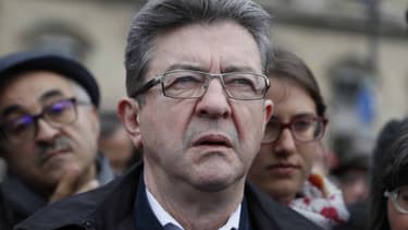 Jean-Luc Mélenchon, le 1er mai à Paris.