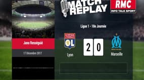 Lyon-Marseille (2-0) : Le Match Replay avec le son RMC Sport