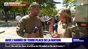 L'armée de terre présente ses équipements sur la place de la Nation