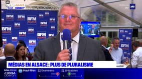 Laurent Couronne, directeur général des DNA souhaite la bienvenue à BFM Alsace