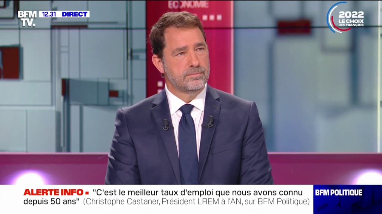 Christophe Castaner: "Je ne doute pas qu'Emmanuel Macron soit candidat" Christophe Castaner: "Je ne doute pas qu'Emmanuel Macron soit candidat"