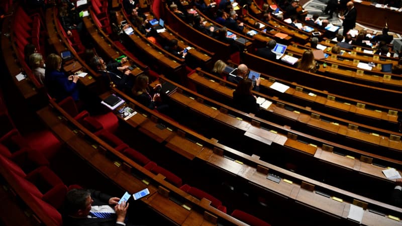 Les rangs de l'Assemblée Nationale le 17 décembre 2019 (photo d'illustration)