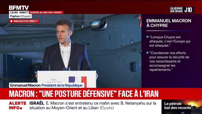 Emmanuel Macron: "Nous sommes en train de mettre en place une mission purement défensive (...) pour rouvrir le détroit d'Ormuz"