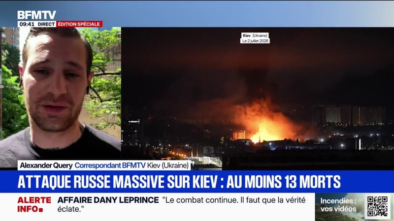 Kiev a connu sa pire attaque russe depuis le début de la guerre