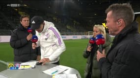 Thomas Tuchel face à Lotthar Matthäus sur le plateau de Sky Sport après Dortmund-Bayern