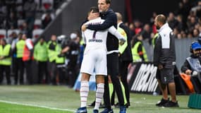 Kylian Mbappé et Thomas Tuchel.