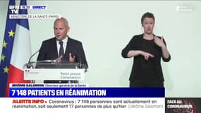 Jérôme Salomon: la sollicitation hospitalière atteint "un niveau absolument inégalé dans l'histoire médicale française"