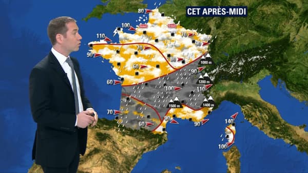 Cet après-midi seule la Côte d'Azur sera épargnée. Cet après-midi seule la Côte d'Azur sera épargnée.