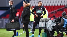 Christophe Galtier et Kylian Mbappé