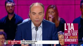 #GrandOral "L'IA peut être à la fois le meilleur, par exemple dans le domaine de la santé, mais aussi le pire, c'est pour ça que j'ai parlé de la démocratie : les fakes news, le piratage peuvent être absolument redoutables !" @jf_cope #GGRMC