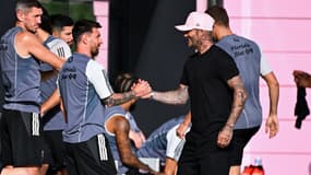 David Beckham avec Lionel Messi