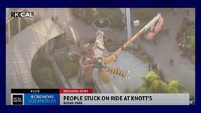 22 personnes sont restées bloquées dans une attraction du parc à thème "Knott's Beery Farm" de Buena Park, en Californie. Novembre 2024.
