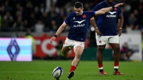 La pénalité réussie par Thomas Ramos lors de France-Angleterre le 16 mars à Lyon