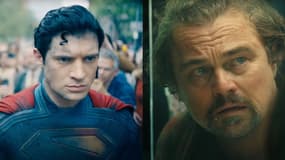 David Corenswet dans "Superman" et Leonardo DiCaprio dans "Une bataille après l'autre"
