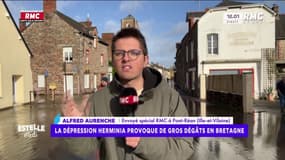 La dépression Herminia provoque de gros dégâts en Bretagne