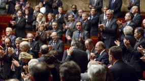Le député UMP Bernard Reynès, à l'Assemblée nationale le 19 novembre 2013.