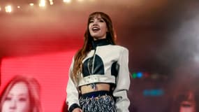 La chanteuse Lisa du groupe de K-pop au festival Coachella le 22 avril 2023.