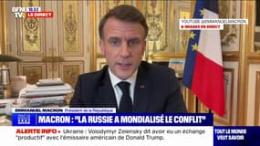 Guerre en Ukraine: "Je n'ai aucune envie de sacrifier des générations", affirme Emmanuel Macron