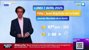 Un temps pour tout: la météo de Colas du lundi 7 avril