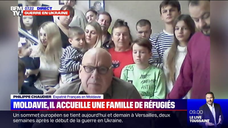 Un expatrié français en Moldavie accueille une famille de 16 réfugiés ukrainiens