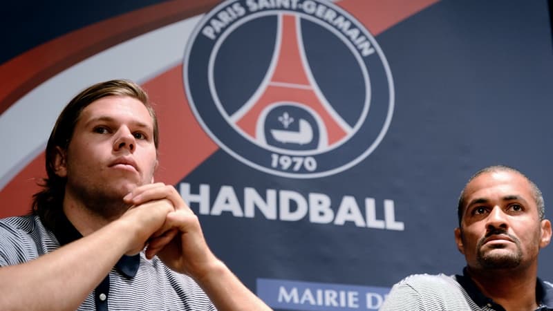 Mikkel Hansen et Didier Dinart
