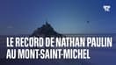 Record battu ! Les superbes images de la traversée du funambule Nathan Paulin au Mont-Saint-Michel