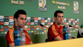 Sergio Busquets et Alvaro Arbeloa