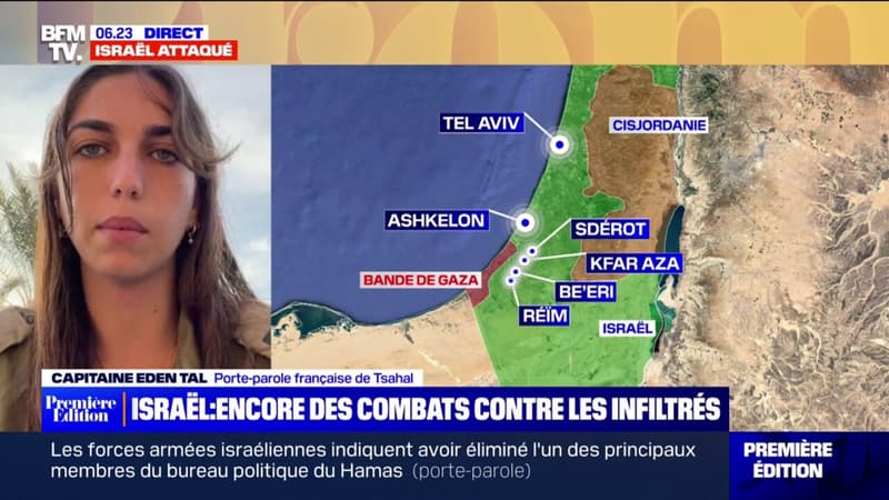 Une porte-parole française de l'armée israélienne affirme 