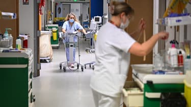 Au service des urgences de l'hôpital de Mulhouse, le 16 janvier 2023 (photo d'illustration)