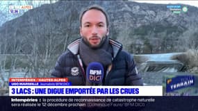 3 lacs: une digue emportée par les crues