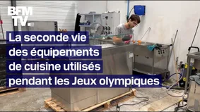 Le matériel de cuisine des Jeux olympiques est reconditionné puis revendu en France 