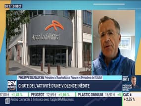 Philippe Darmayan (ArcelorMittal France) : Chute de l'activité d'une violence inédite  - 28/04