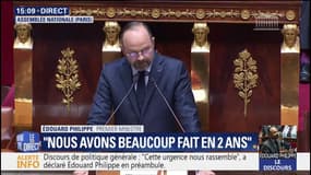 Edouard Philippe: "Nous avons beaucoup fait depuis deux ans, et il nous reste beaucoup à faire"